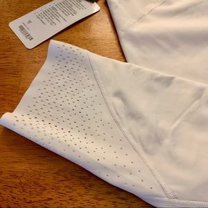NWT Lululemon White Anew Crop Leggings Size 10